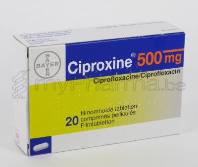 Bvba Apotheek Patrick Meysen Peer Ciproxine Mg Tabl