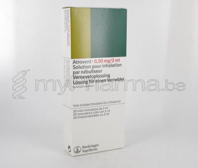 BVBA Apotheek Patrick Meysen 3990 Peer Welkom ATROVENT 0 5MG 2ML 20