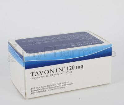 BVBA Apotheek Patrick Meysen 3990 Peer Welkom TAVONIN 120 MG 60 TABL