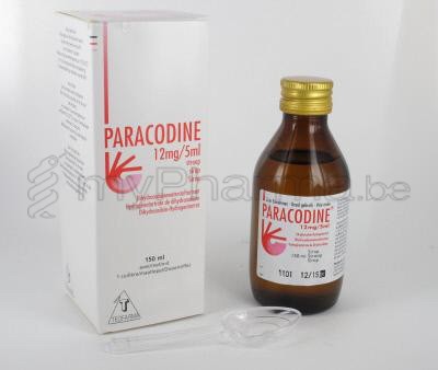 BVBA Apotheek Patrick Meysen 3990 Peer Welkom PARACODINE 150 ML SIROOP   0123158 