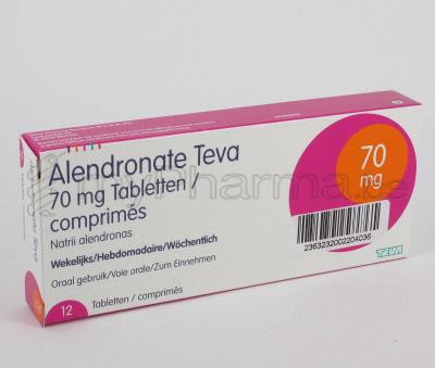 BVBA apotheek Patrick Meysen 3990 Peer : ALENDRONATE TEVA 70 MG 12 TABL