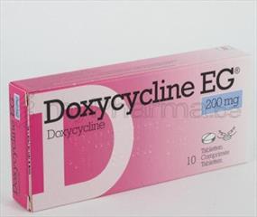 Pharmacie Meysen SPRL 3990 Peer : Home > DOXYCYCLINE EG 200 MG 10 COMP